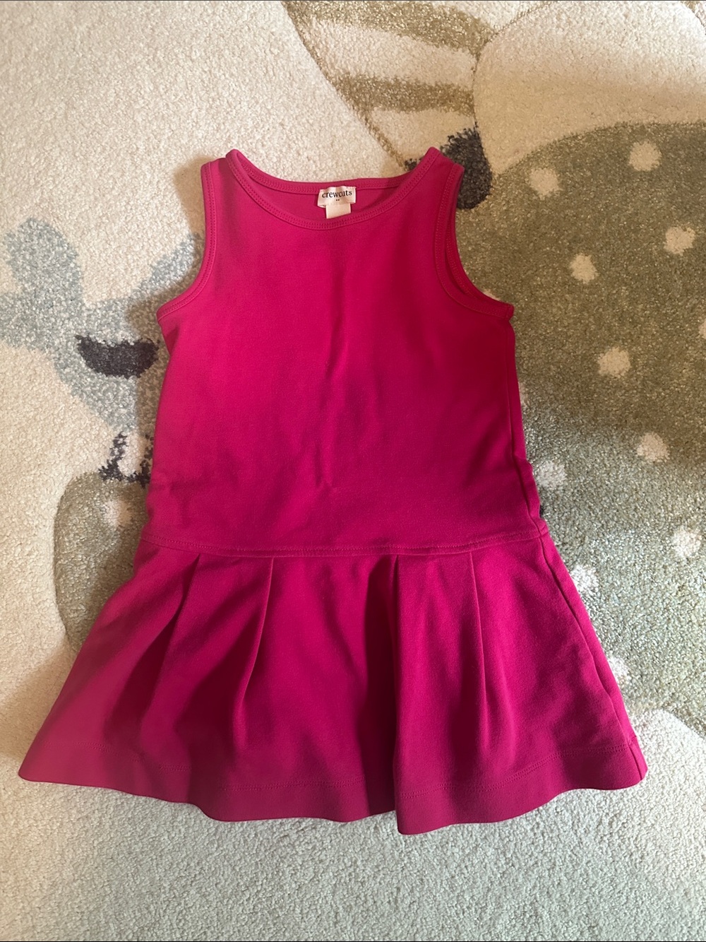 Girls Fuchsia Tank Dress